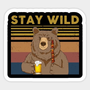 Stay Wild Sticker